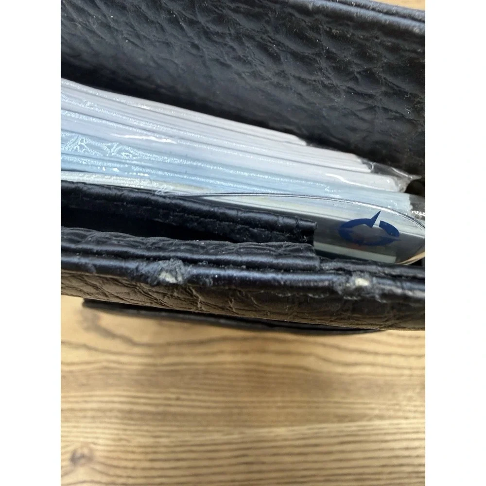Franklin Covey 365 Monthly Weekly Organizer Planner Black Faux Leather & Notes
